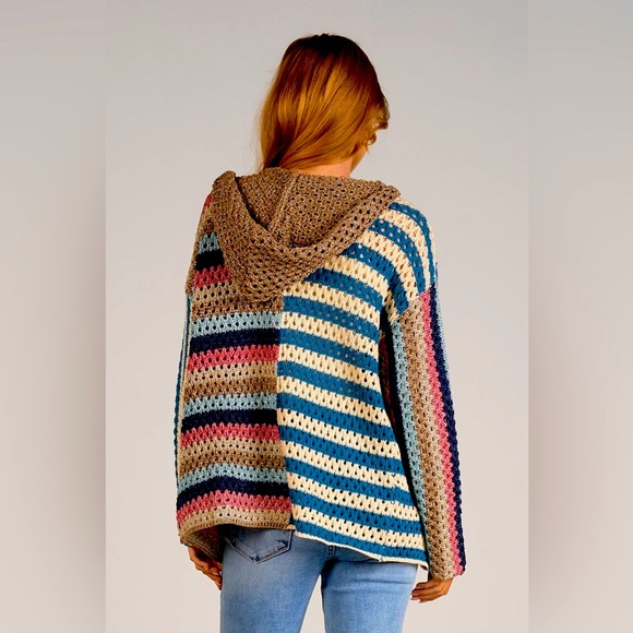 Elan lurex multicolor cardigan - Picture 8 of 16